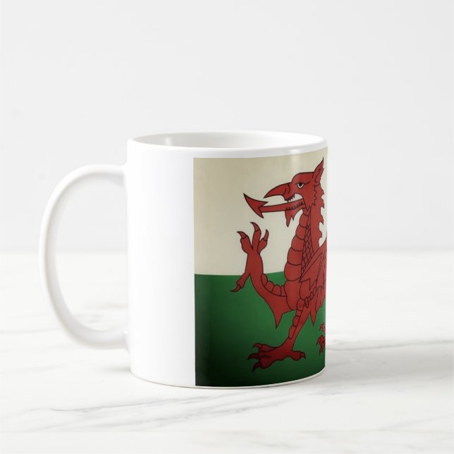 Welsh Dragon Mug (Left)