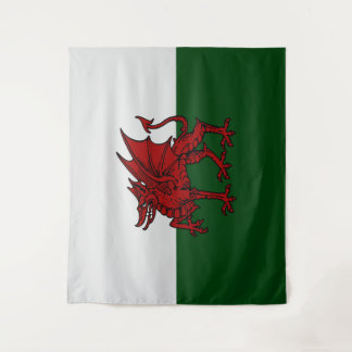 Welsh Dragon Shield – Symbol of Strength & Heritag Tapestry