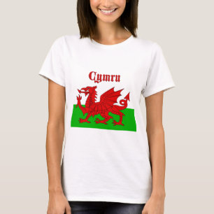Welsh Flag Cymru T-Shirt