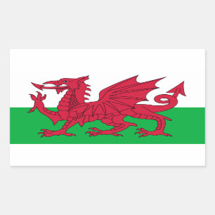 Welsh Flag, Flag of Wales Sticker