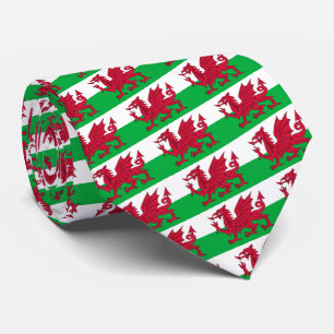Welsh Flag, Flag of Wales Tie