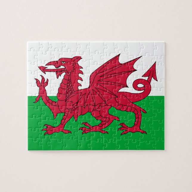 Welsh Flag Jigsaw Puzzle (Horizontal)
