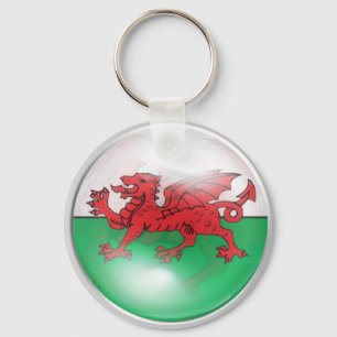 Welsh Flag Keychain