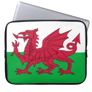Welsh Flag Laptop Sleeve