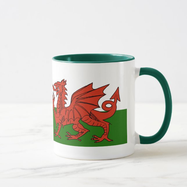 Welsh Flag Mug (Right)