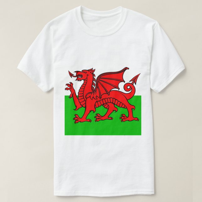 Welsh Flag T-Shirt (Design Front)
