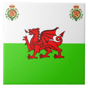 Welsh flag tile