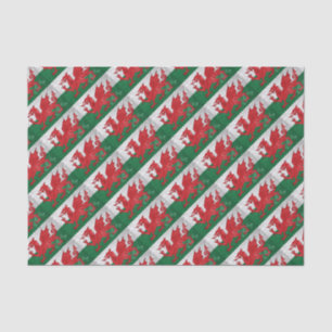 Welsh Flag Tissue Paper