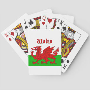 Welsh Flag Wales Playing Cards