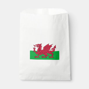 Welsh Flag (Wales) (Welsh Dragon) Favour Bag
