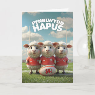 Welsh Happy Birthday Card
