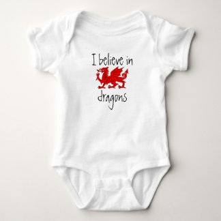 Welsh - I Believe in Dragons Baby Creeper