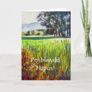 Welsh Landscape, Birthday Card: Welsh Greeting Card