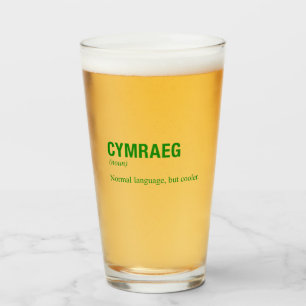 WELSH Language Glass
