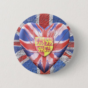 Welsh Lions 2 Inch Round Button