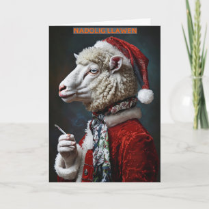 Welsh Merry Christmas Card