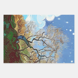 WELSH MOUNTAIN  TREE WRAPPING PAPER SHEET
