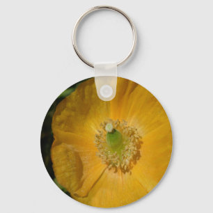 Welsh Poppy Macro Keychain