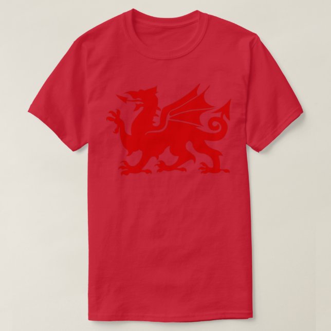 Welsh Red Dragon T-Shirt (Design Front)