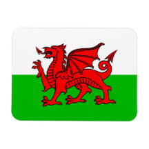 Welsh Red Dragon Wales Flag