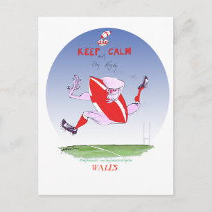 welsh rugby, tony fernandes postcard