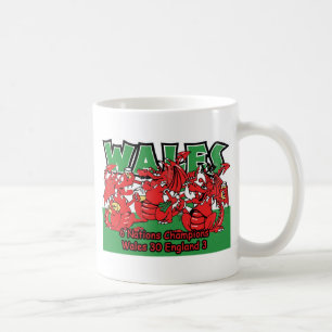 Welsh Six Nation Rugby Champions, W 30-3 E Coffee Mug