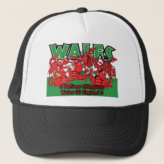 Welsh Six Nation Rugby Champions, W 30-3 E Trucker Hat