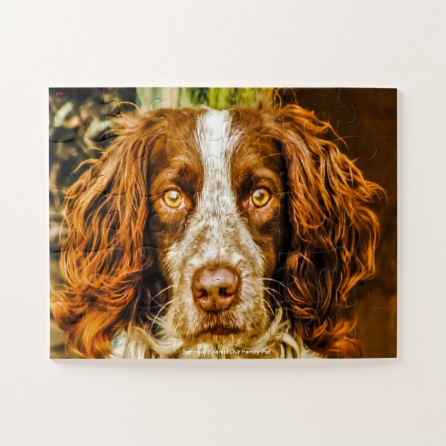 Welsh Springer Our Family Pet Jigsaw Puzzle (Horizontal)