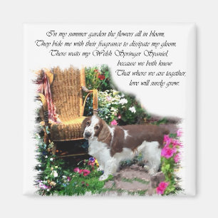 Welsh Springer Spaniel Art Gifts Magnet