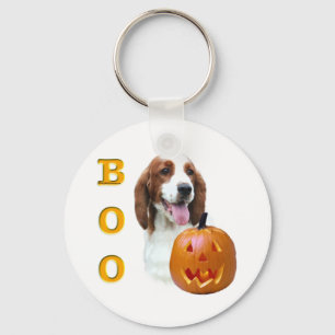 Welsh Springer Spaniel Boo Keychain