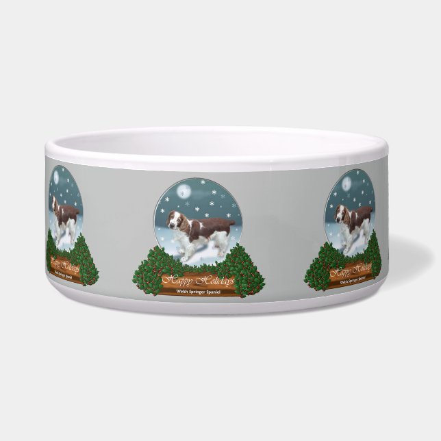 Welsh Springer Spaniel Christmas (Front)