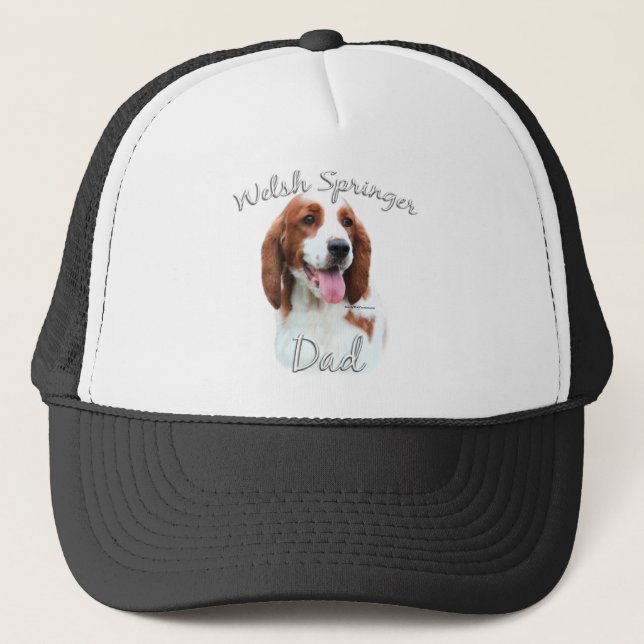Welsh Springer Spaniel Dad 2 Trucker Hat (Front)