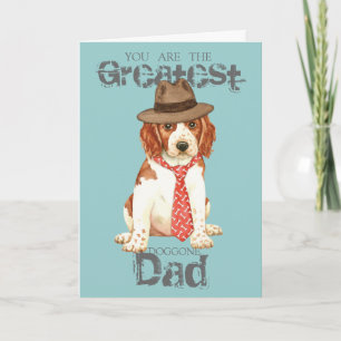 Welsh Springer Spaniel Dad Card