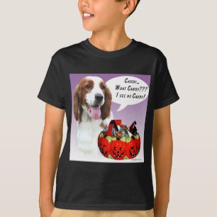 Welsh Springer Spaniel Halloween Candy T-Shirt