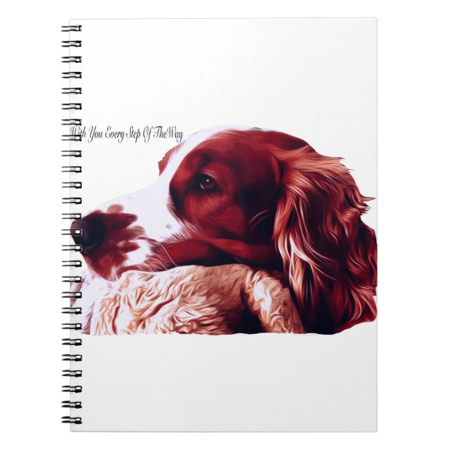 Welsh Springer Spaniel Love Notebook (Front)