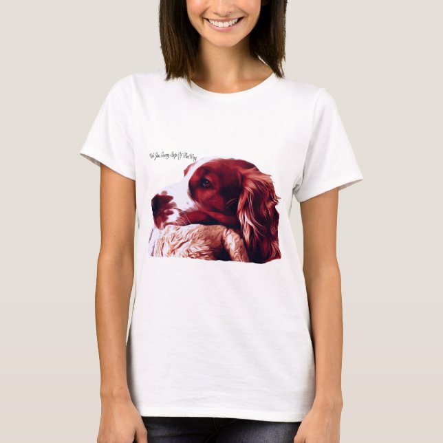 Welsh Springer Spaniel Love T-Shirt (Front)