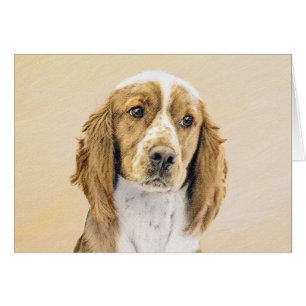 Welsh Springer Spaniel Painting - Original Dog Art