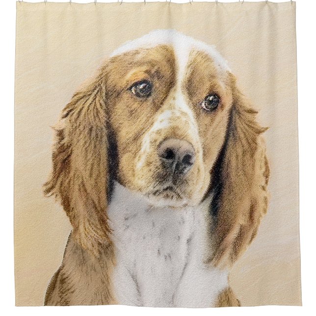 Welsh Springer Spaniel Painting - Original Dog Art (Front)