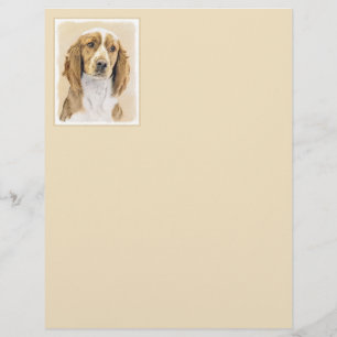 Welsh Springer Spaniel Painting - Original Dog Art
