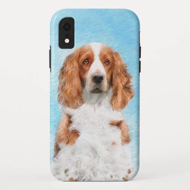 Welsh Springer Spaniel Painting - Original Dog Art Case-Mate iPhone Case (Back)