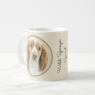 Welsh Springer Spaniel Painting - Original Dog Art Coffee Mug