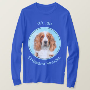 Welsh Springer Spaniel Painting - Original Dog Art T-Shirt