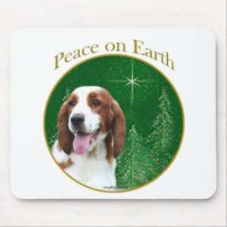 Welsh Springer Spaniel Peace Mouse Pad