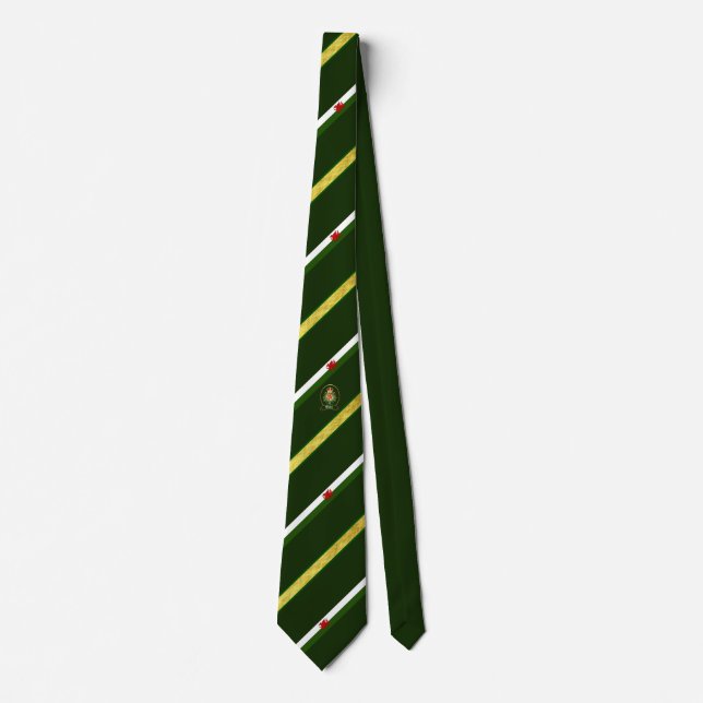 Welsh stripes flag tie (Front)