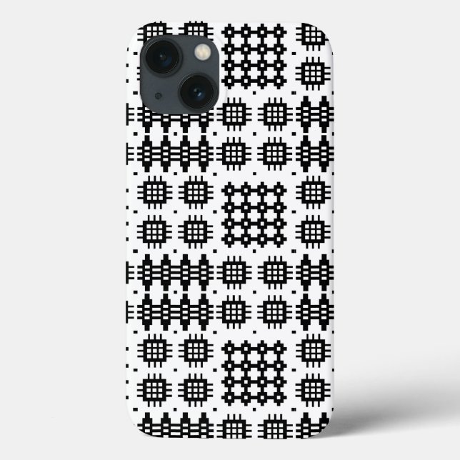 Welsh Tapestry Black, White iPhone 6 Xtreme Case (Back)