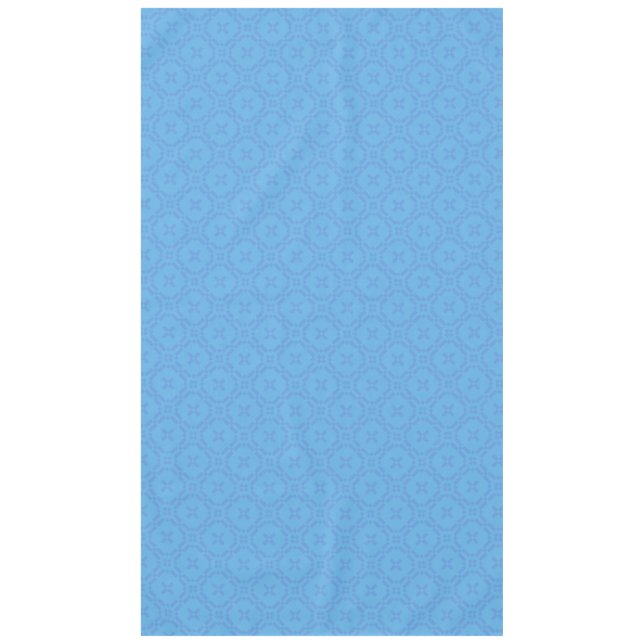 Welsh Tapestry Pattern, Chic Blue Tablecloth (Front)