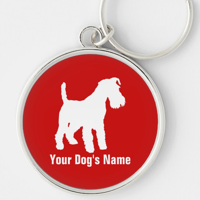 Welsh Terrier ウェルシュ・テリア Keychain (Front)