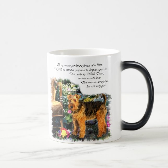 Welsh Terrier Art Gifts Magic Mug (Right)