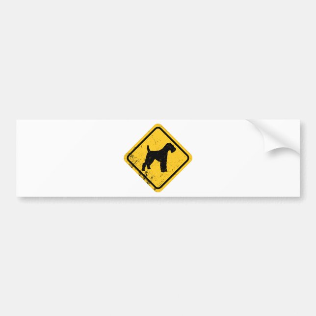 Welsh Terrier Bumper Sticker (Front)