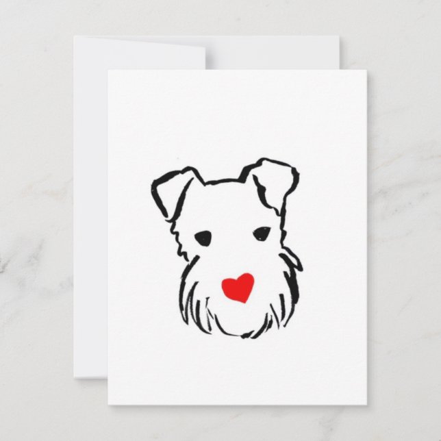 Welsh terrier card (Front)